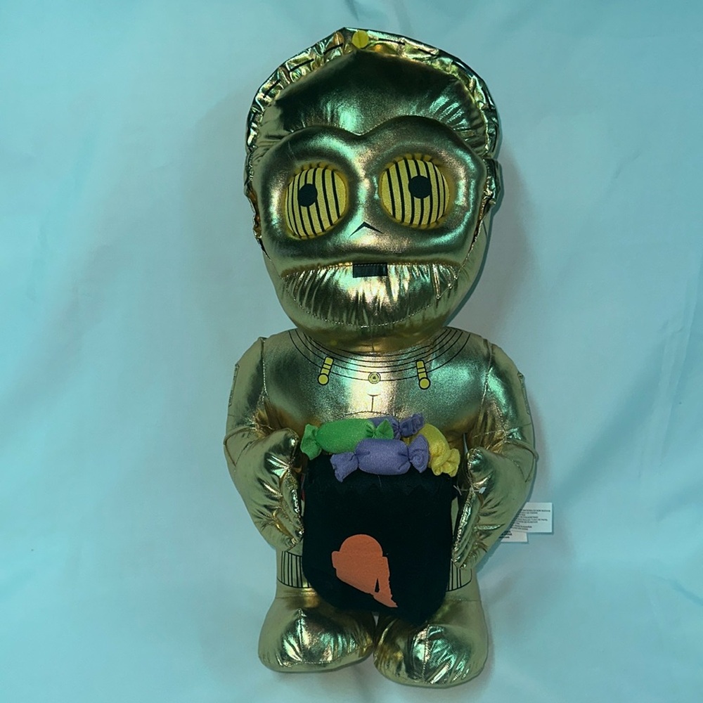 Star Wars C-3PO Droid Halloween Plush Greeter 21”